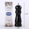 Pepper Mill Dutch Wood Manual Pepper Grinding Seasoning Bottle Pepper Grinder Kitchen Cooking BBQ Tools Salt and Pepper Mills