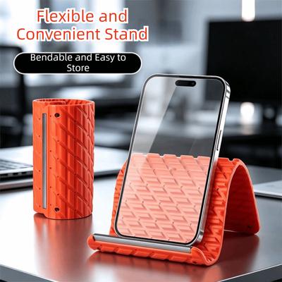Flexible Foldable Silicone Phone Holder Non-Slip Desk Stand for Phone Tablet