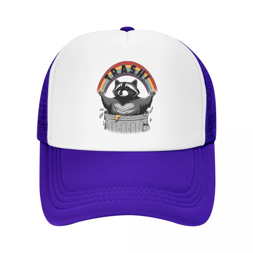 Șapcă de baseball Retro Live Fast Eat Trash Raccoon în aer liber, unisex, WoUnisex, reglabilă, pălărie de camioner, șapcă de primăvară snapback