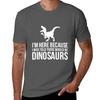 I Was Told There Would Be Dinosaurs Velociraptor Tshirt Lightweight Cooling Short Sleeve Tee Tshirt