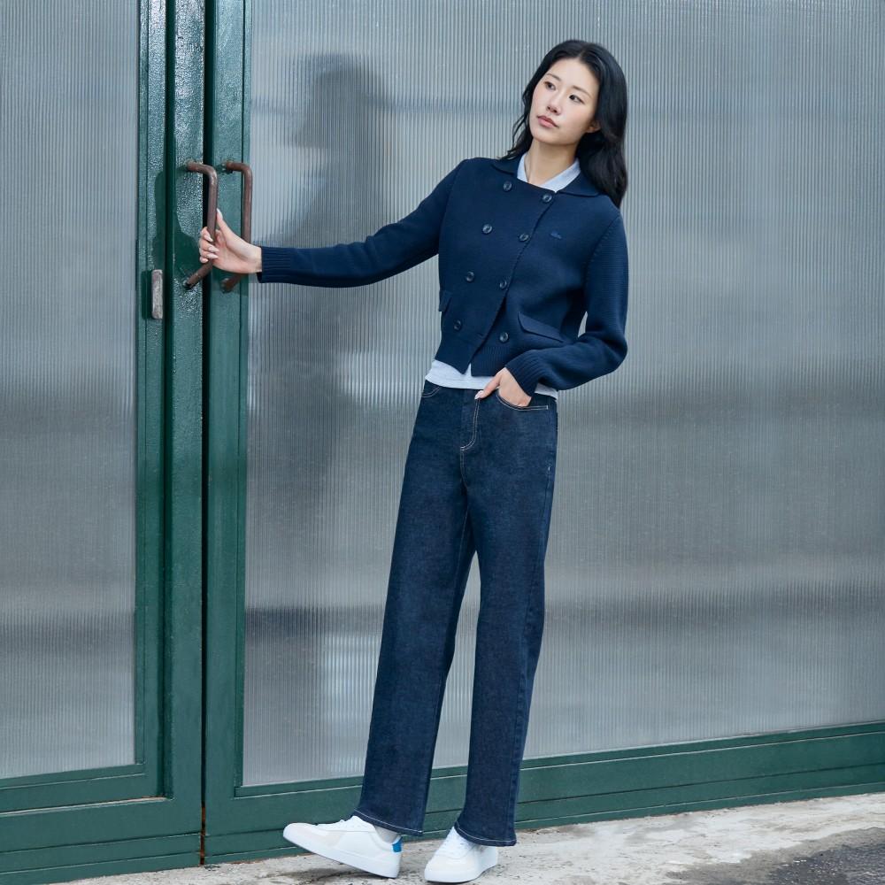 Lacoste Women's Double Jacket-Style Cardigan AF190E-56GHDE