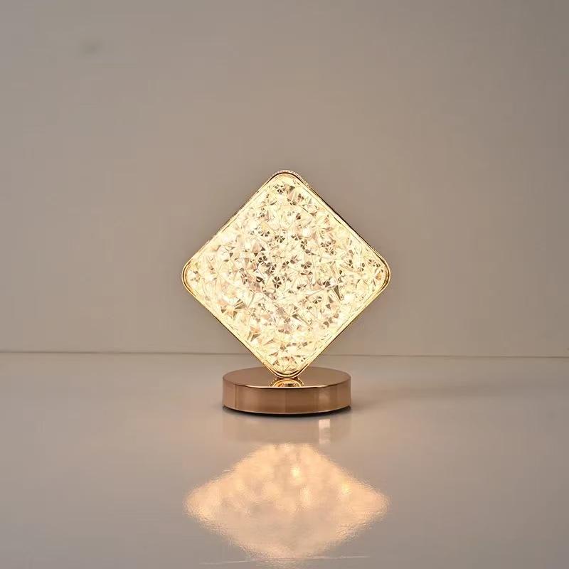 Star & Moon Night Light: USB Rechargeable Touch Lamp with Infinite Dimming and Three Colors for Bedroom