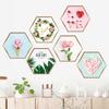 Green Plant Photo Frame Wall Sticker Removable Reusable Self Adhesive Wall Decal for Bedroom Living Room Home Decor