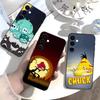 W-Angry Birds Phone Case For Samsung Galaxy A73,A21s,A22,A31,A52,A53,A71,A41Soft Black Shell