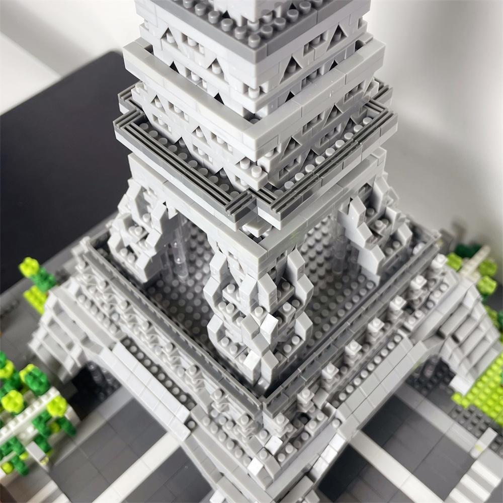 Knew Built 3 Größenwahl Paris Eiffelturm Mikro Mini Bausteine Spielzeug Frankreichs Stolz Sammlerstück Dekoration und Geschenk-Würdig