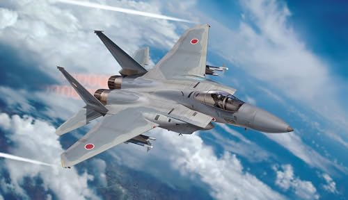 PLATZ 1/72 Scale Air Self-Defense Force Main Fighter F-15J Eagle Plastic Model Kit AC-16SP with Camouflage Pattern Sheet