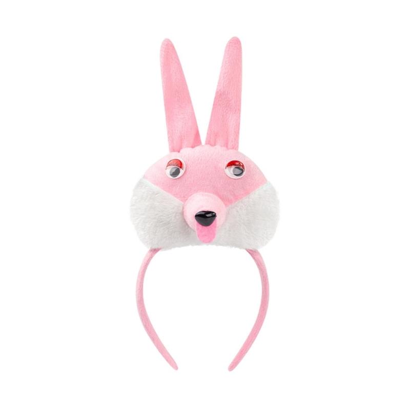 

1/3/4/5 Bunnies Costume Set Ears Headband Tail Bowtie Gloves Tutu for Halloween Christmas Party Animal Cosplay Costume