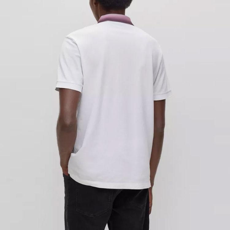 Hugo Boss logo-embroidered cotton polo shirt 50481717-100