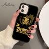 Horror Game Bendy Phone Case for iPhone 11 12 13 14 Pro Max Mini X XR XS SE 2020 6S 7 8 Plus Samsung Galaxy S21 S22 Cover Shell
