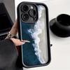 Ocean Beach Fashion Phone Case Suitable for iPhone 17 16 15 14 13 12 11 Pro/Max/Plus Anti Drop and Anti Shock Back Cover