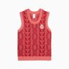 X Palomo SS24 Logo Print Knit Vest Unisex Tops Passion-Fruit 625559-26