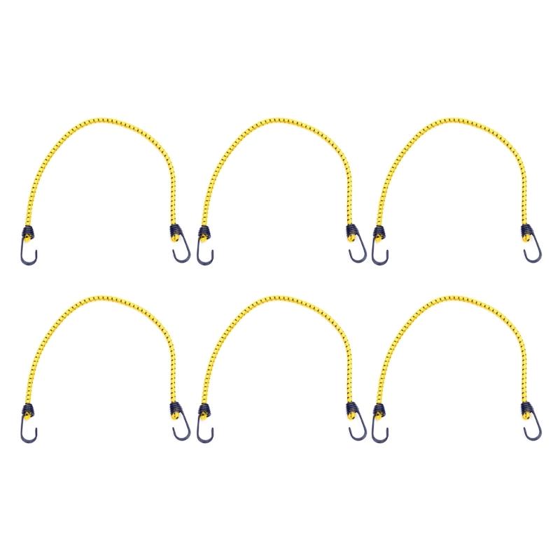 6pack Regulable Rubber Tie Multipurpose Stretch Rope Furniture Moving Strap for Motorcycles, Furniture, and Bikes