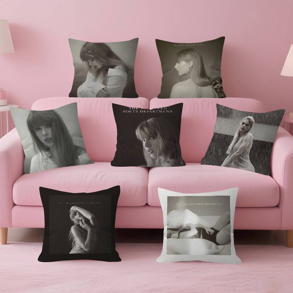 Panika Chen Unisex Personalized Picture Text Home Decorative Pillows Household Gifts 45X45cm Singer D-Department T-Taylor Swiftes