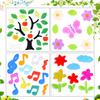 Window Clings Gel Window Sticker for Glass Windows - Jelly Window Sticker for Kids - Holiday Window Decorations for Home Office Classroom (Spring