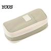 High-quality PP Pencil Box Multifunctional Case, Large Capacity Adjustable Bag, Retractable Stationery Storage Case and Organizer, Macaron Colors