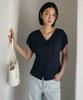 Onaenon Voluminous V-Neck Blouse New6Mb622