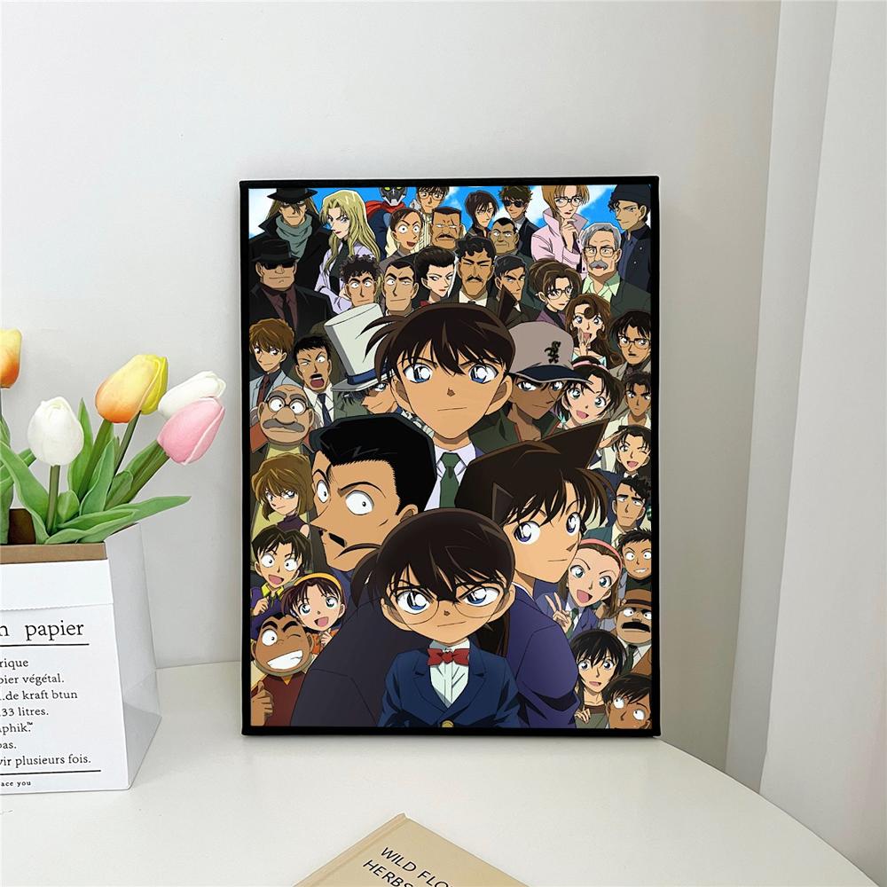 1pc Detective Conan Japanese Self-adhesive Art Poster Waterproof Paper Sticker Coffee House Bar Room Wall Decor