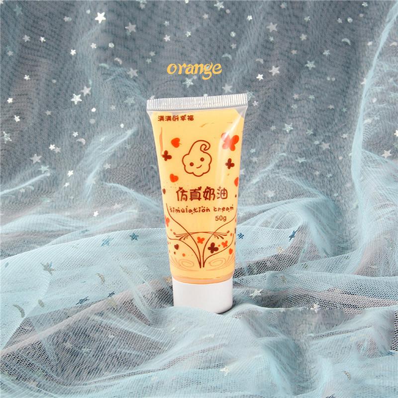 1Pcs (50Ml) Resin Diy Fake Whipped Cream Clay Simulation Cream Gel Antifreeze Mobile Shell Beauty Diy Craft Soft Clay Decoration