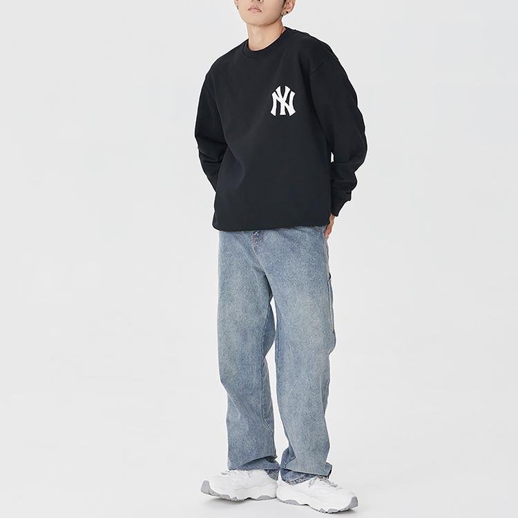 New MLB New York Yankees Sweatshirts Unisex Black 3AMTL0114-50BKS