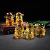 Crystal Glass Five Blessings Feng Shui Office Decorations - Chinese God of Wealth Ornament