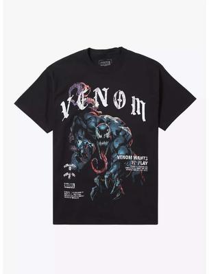 2026 Nové Originální Venom Amazing Spider-Man Grafické Komiksové Tričko Unisex Krátký Rukáv Volný Nadměrný Top