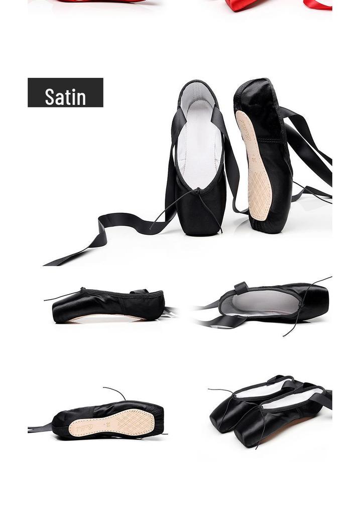 Beginner Youth & Adult Ballet Pointe Dance Shoes for Practice & Performance