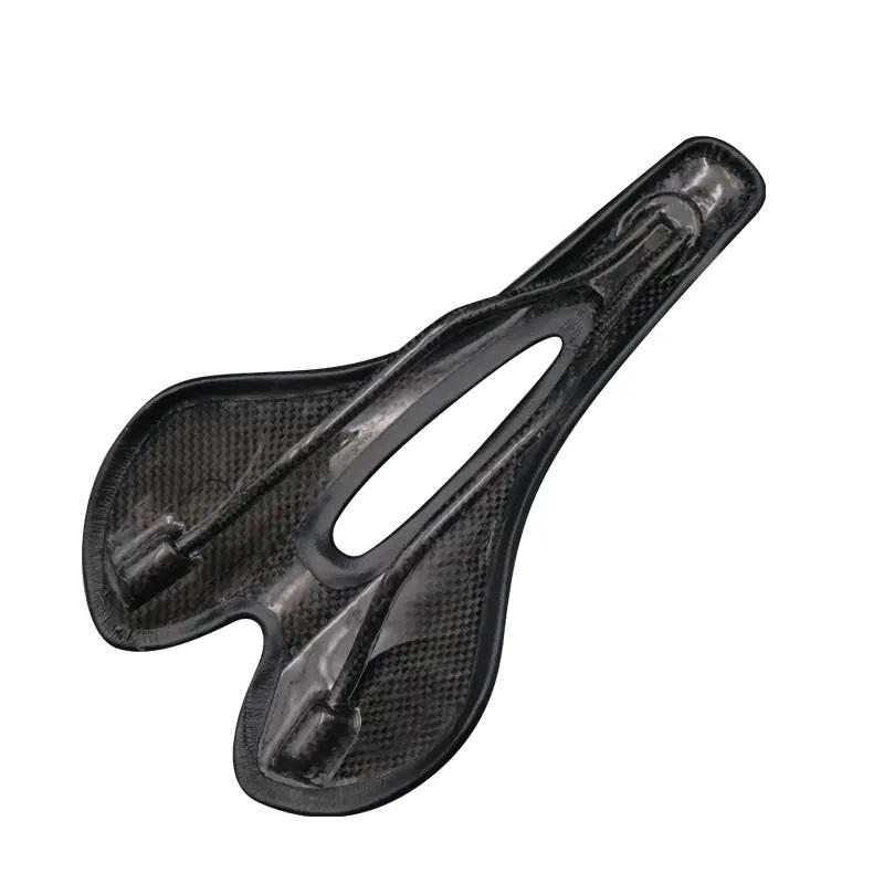 Fahrradsitz Leichter Fahrradsattel aus Kohlefaser mit Leder