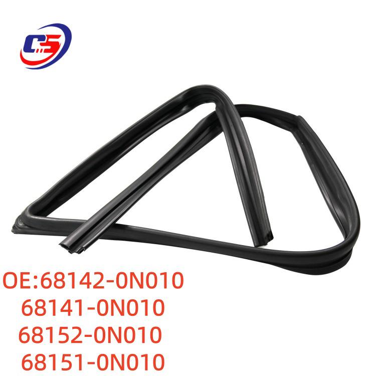 Toyota Crown 2005-2009 Glass Run Channel (Parts 68142-0N010, 68141-0N010) 68142-0N010, 68141-0N010, 68152-0N010, 68151-0N010