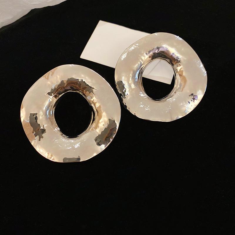 European and American simple love circle earrings fashionable versatile geometric ear buckles earrings earrings women