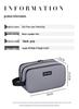 Elite Three-Layer Toiletry Bag: Wet-Dry Separation, Large Capacity, High-End Style for Business Travel