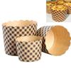 100Pcs Heavy Duty Brown Kraft Muffin Cupcake Paper Liners for Baking Dessert Cups Cake Baking Cups for Home Bakery