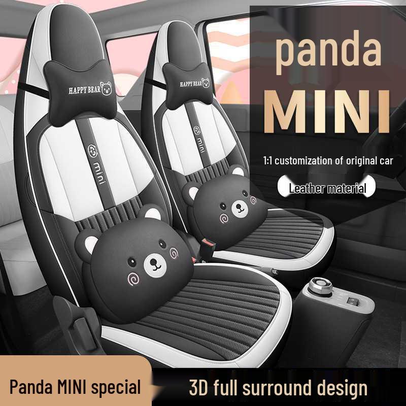 Geely Panda Mini Car Seat Cover - Endurance Bear Full Coverage Cushion
