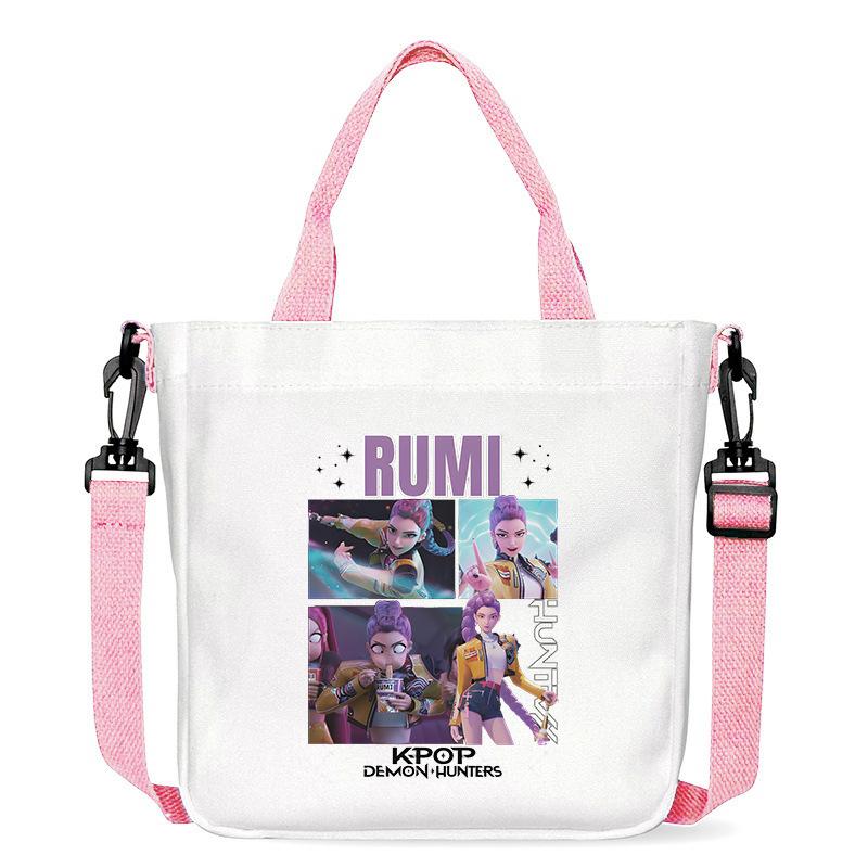 KPop Demon Hunters Anime Women's Crossbody Pouch Aesthetics KPop Demon Hunters Shoulder Bags Korean Fashion Messenger Pouch
