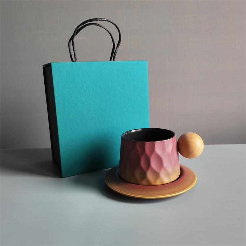 Light Luxury Ceramic Coffee Cup Cup Creative Household High Value Latte Water Cup