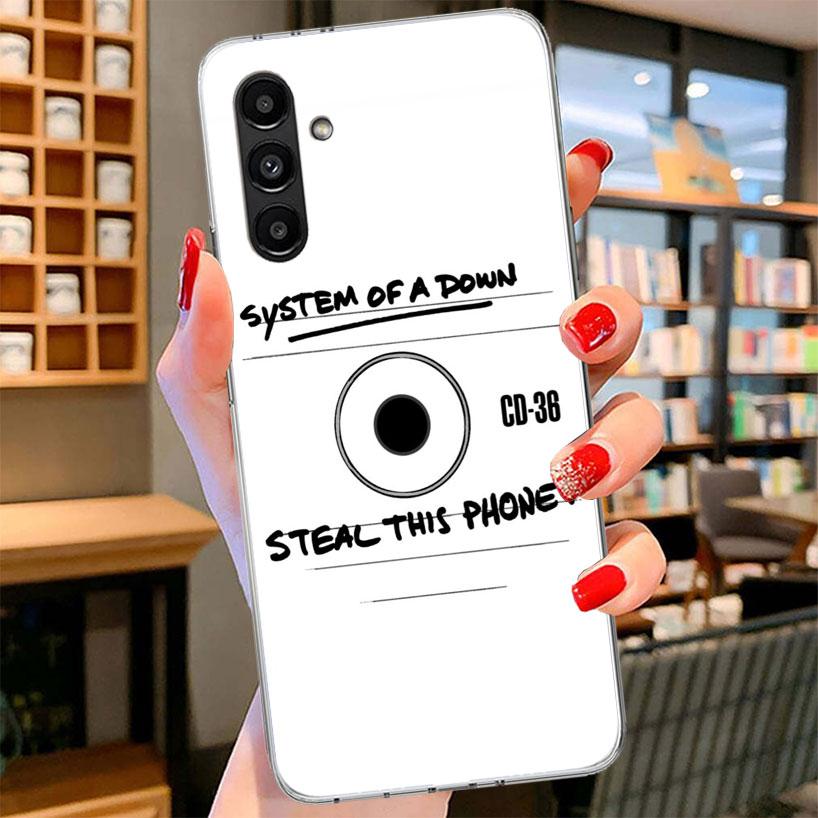 System Of A Down Phone Case For Samsung Galaxy A17 A37 A57 A16 A26 A36 A56 A15 A25 A35 A55 A14 A24 A34 A54 A13 A23 A33 A53 Galax