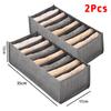 Closets Clothes Organizer Foldable Clothing Jeans Storage Box Closet Drawer  Organizer with Handles Wardrobe Storage Organize