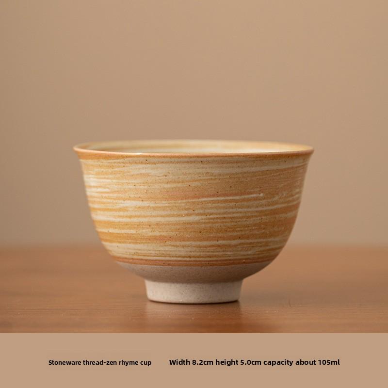 1PC Espresso cup with niche design Japanese retro rough pottery handmade Wabi sabi cup ceramic afternoon tea cup