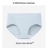 B.JOBSEN Women's Pure Cotton Breathable Antibacterial Underwear 4-Pack
