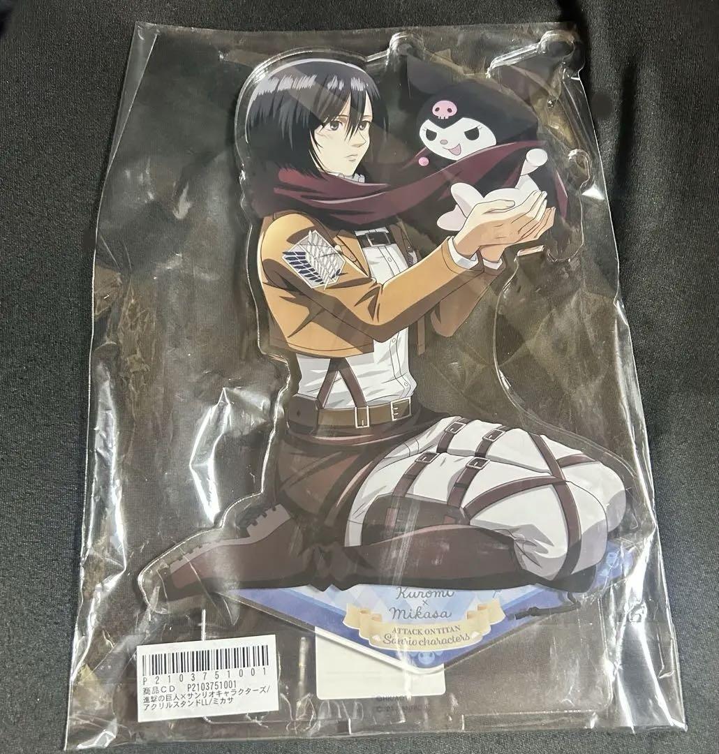 

[USED] Attack on Titan Mikasa Sanrio Collaboration Kuromi Acrylic Stand LL Size