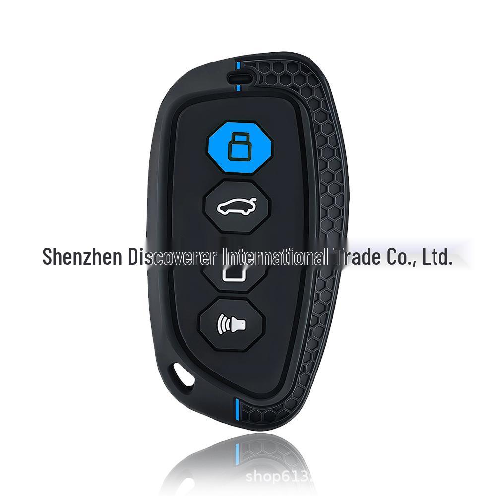 Silicone Key Cover for Haval Shenshou & 2nd Gen Big Dog Xiaolong MAX (4-Button)