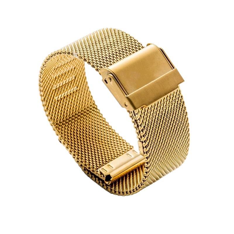 Geeignet für DW Doppelschnalle Mailänder 06 Draht Edelstahl-Geflechtband Apple S11 Samsung Huawei GT5 Armband