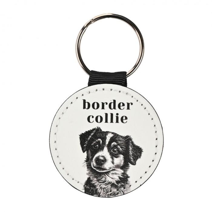 Kožená klíčenka Best Of Breed Border kolie