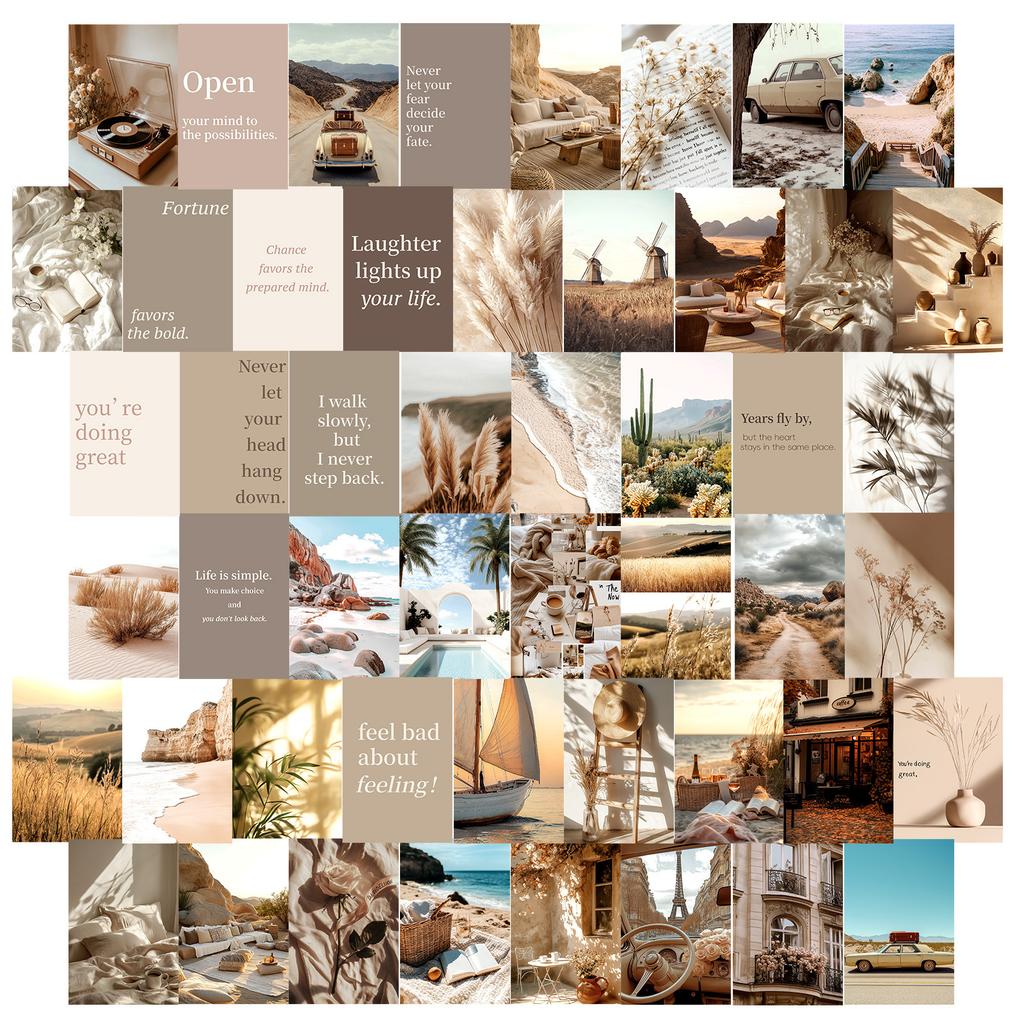 50 High-Value Cold Style Morandi Color Wall Decoration Cards Wall Cards