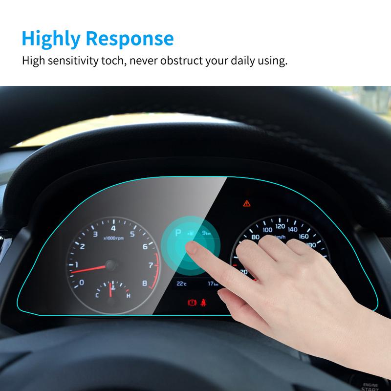 Car trument Panel Screen Protector Dashboard Membrane Protective TPU Film Auto Interior Accessories For Kia Forte 2009-2016