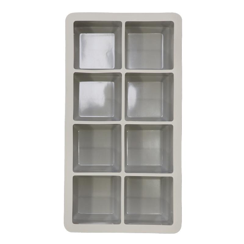 Stampo in Silicone a 6 Scomparti per Cubetti di Ghiaccio e Pappe per Bambini - Stampo di Grande Capacità per Uso Domestico