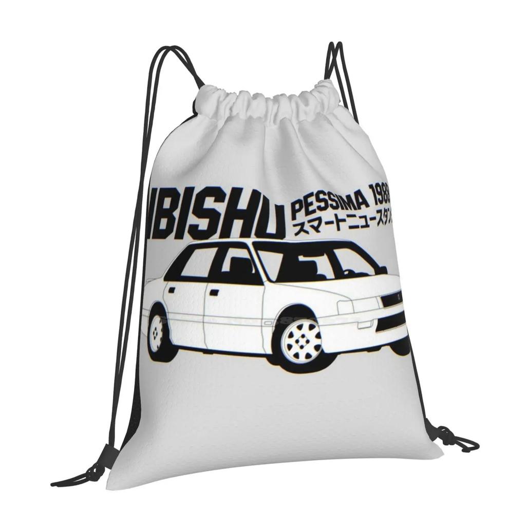 Ibishu Pessima 1988 Hot Sale Backpack Fashion Bags Cars Game Beamng Ibishu Pessima 2d Black And White Bryncoops