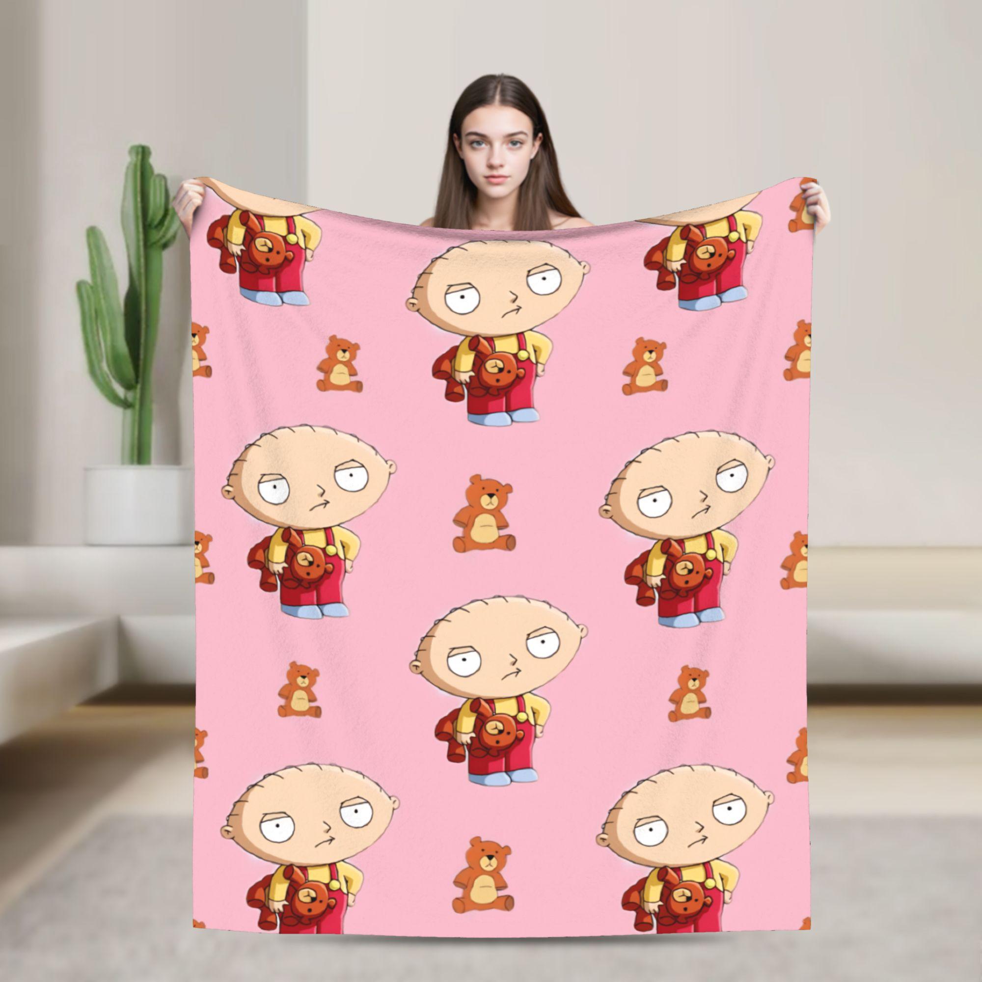 Peter Griffin Blanket Quality Super Soft Throw Blanket Winter Child Couch Chair Novelty Bedspread 30x40in