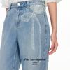Veromoda Women's Rhinestone Pocket Straight-Leg Jeans