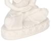 Meditating Seated Buddha Statue Carving Figurine Craft for Home Decoration Ornament (Gold)