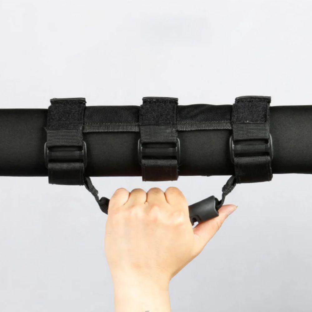 Heavy Duty Roll Bar Grab Handles Non-Slip Grab Assist Strap Replacement Parts Armrest SUV